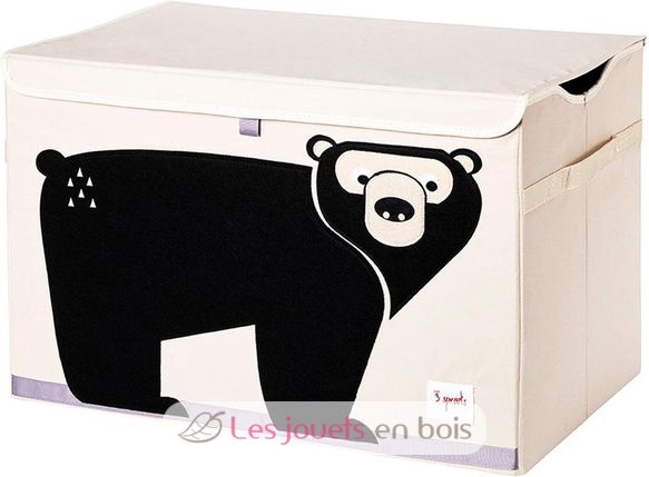 Coffre à jouets Ours EFK107-001-008 3 Sprouts 3