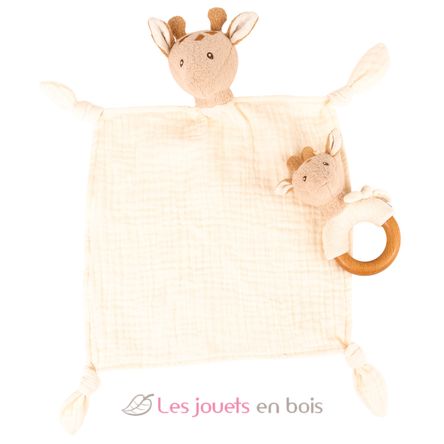 Coffret cadeau doudou et hochet Girafe EG120819 Egmont Toys 1