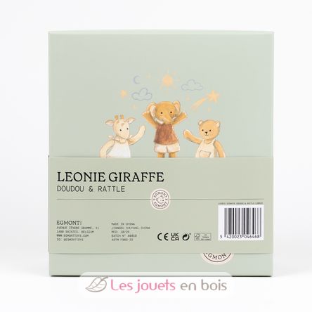 Coffret cadeau doudou et hochet Girafe EG120819 Egmont Toys 9