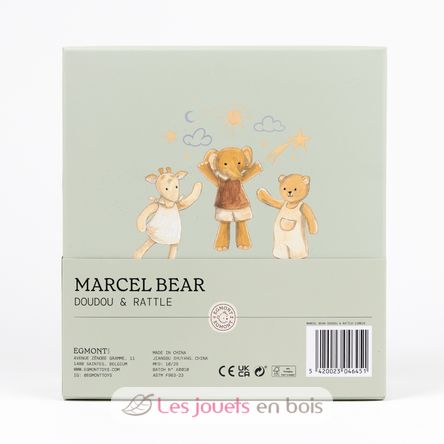 Coffret cadeau doudou et hochet Ours EG120818 Egmont Toys 8