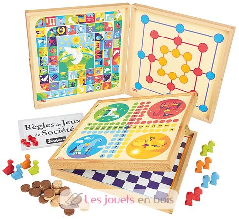 Coffret Jeux de Société 50 règles JJ8119 Jeujura 1