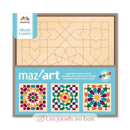 Coffret 3 mosaïques à peindre MAZ16090 Mazafran 1