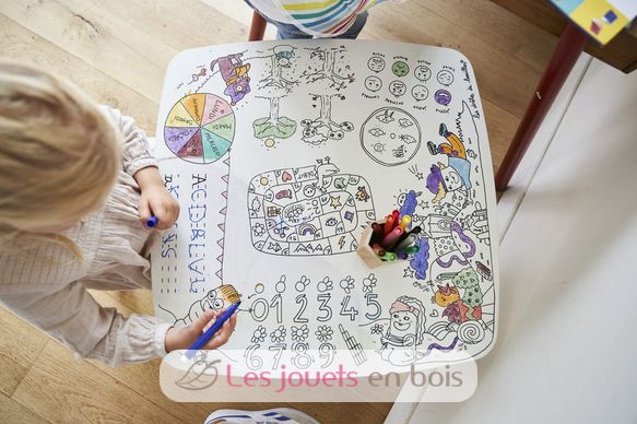 La table à colorier la Coloritable, table d'activité pour Enfant