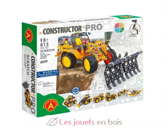 Constructor Pro - Scratch Pelleteuse 7 en 1 AT-2326 Alexander Toys 2