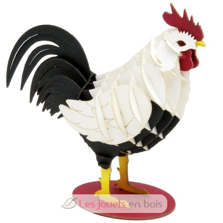 Maquette 3D en papier Coq FRI-11731 Fridolin 1