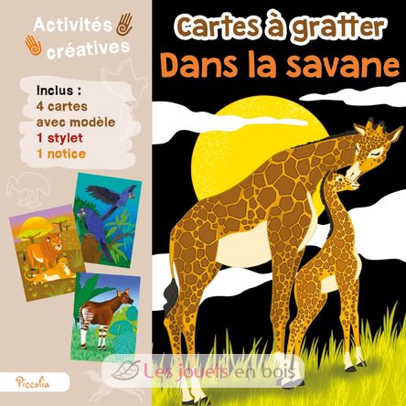 Cartes à gratter Dans la savane PI-8063 Piccolia 1