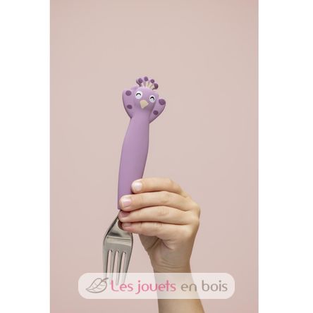 Couverts 3 pièces en silicone Mrs Peacock TX-96-465 Trixie 2