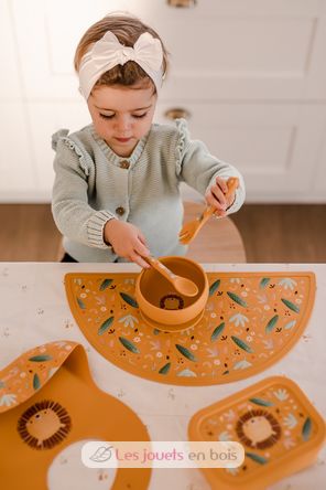 Couverts en silicone Gnawy le paresseux SJ-SI0887 Sassi Junior 2