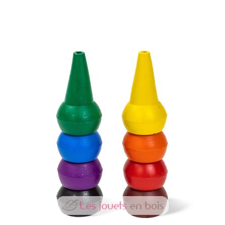 Crayons empilables arc-en-ciel TT7-0159 Tiger Tribe 2
