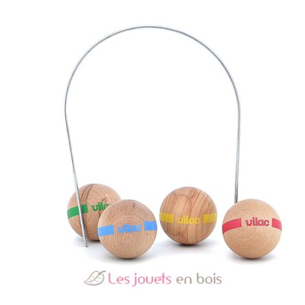 Croquet famille 2 adultes et 3 enfants V4094 Vilac 5