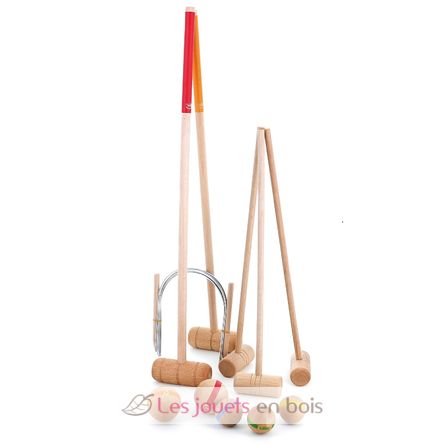 Croquet famille 2 adultes et 3 enfants V4094 Vilac 1