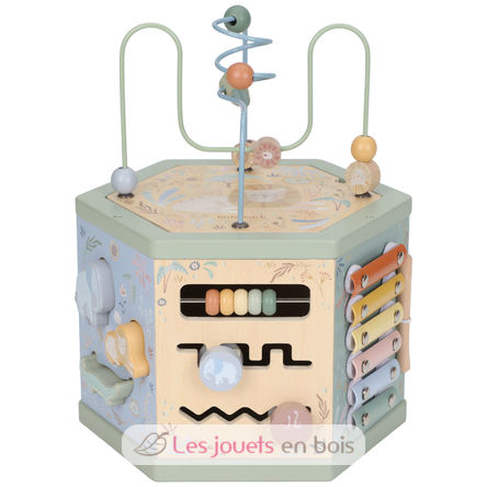 Cube d'activités hexagonal Safari Friends LD7431 Little Dutch 2