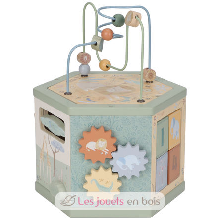 Cube d'activités hexagonal Safari Friends LD7431 Little Dutch 5