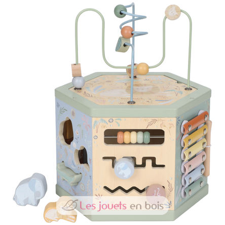 Cube d'activités hexagonal Safari Friends LD7431 Little Dutch 6