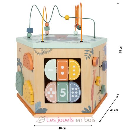 Cube de motricité 7 faces XL Safari LE12851 Small Foot company 11