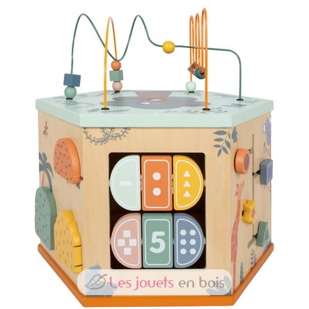 Cube de motricité 7 faces XL Safari LE12851 Small Foot company 5