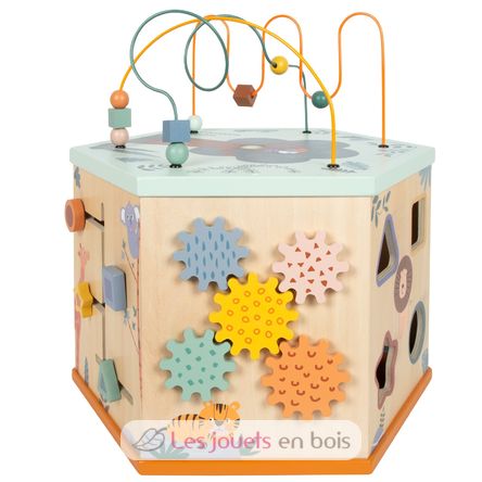 Cube de motricité 7 faces XL Safari LE12851 Small Foot company 6