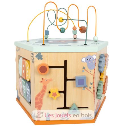 Cube de motricité 7 faces XL Safari LE12851 Small Foot company 7