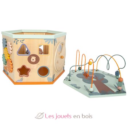 Cube de motricité 7 faces XL Safari LE12851 Small Foot company 9
