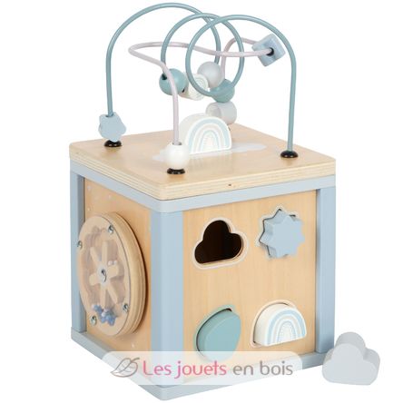 Cube de motricité bleu LE12804 Small Foot company 1