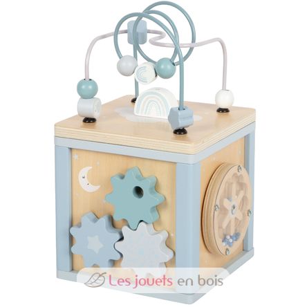 Cube de motricité bleu LE12804 Small Foot company 2