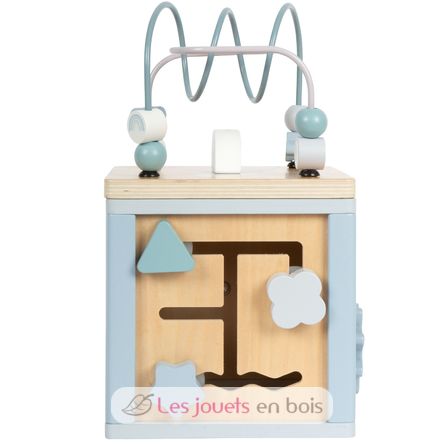 Cube de motricité bleu LE12804 Small Foot company 3