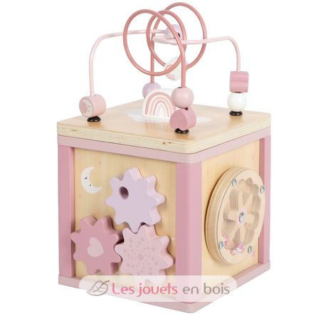 Cube de motricité rose LE12803 Small Foot company 2