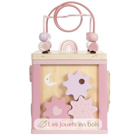 Cube de motricité rose LE12803 Small Foot company 4