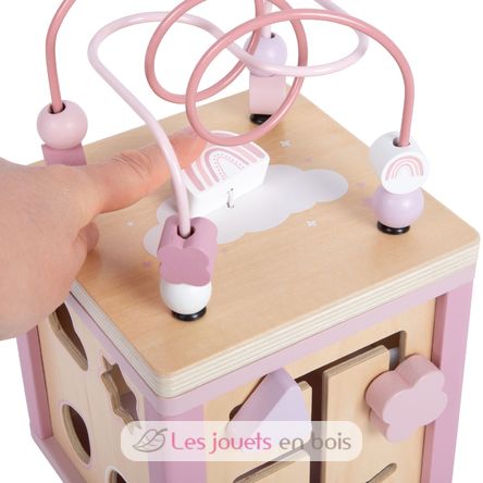 Cube de motricité rose LE12803 Small Foot company 8