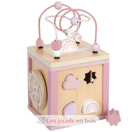Cube de motricité rose LE12803 Small Foot company 1