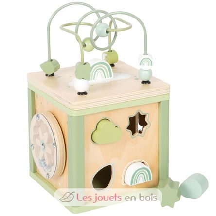 Cube de motricité vert LE12805 Small Foot company 1