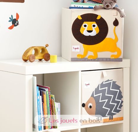 Cube de rangement Lion EFK-107-002-020 3 Sprouts 2