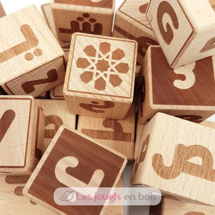Cubes alphabet arabe-français MAZ16030 Mazafran 7