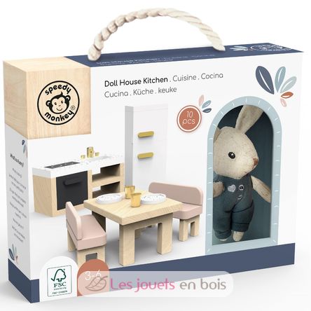 Cuisine de la maison de poupée lapin SM-SP4003 Speedy Monkey 2