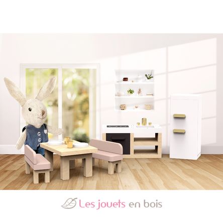 Cuisine de la maison de poupée lapin SM-SP4003 Speedy Monkey 3