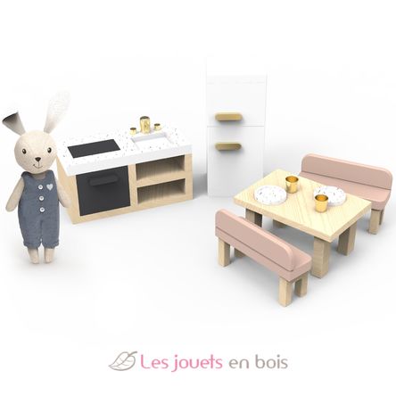 Cuisine de la maison de poupée lapin SM-SP4003 Speedy Monkey 1