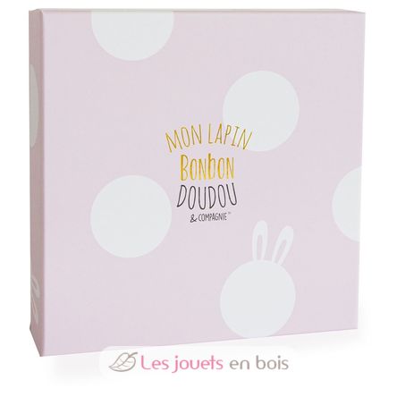 Doudou Lapin Bonbon rose DC2122 Doudou et Compagnie 3