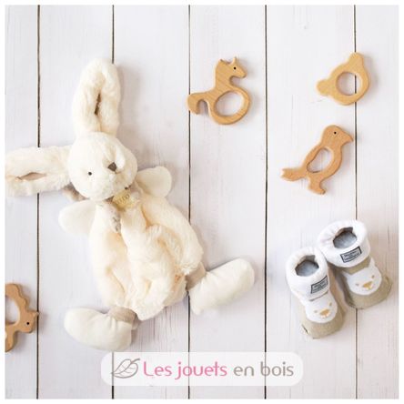 Doudou Lapin Bonbon taupe DC2123 Doudou et Compagnie 4