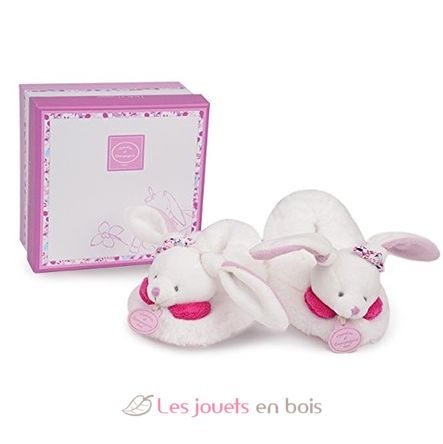 Chaussons Cerise le lapin 6-12 mois DC2702 Doudou et Compagnie 1