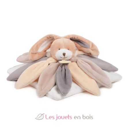 Doudou lapin pétales taupe 28 cm DC2792 Doudou et Compagnie 1