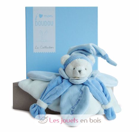 Doudou Collector Ours bleu DC2921 Doudou et Compagnie 1