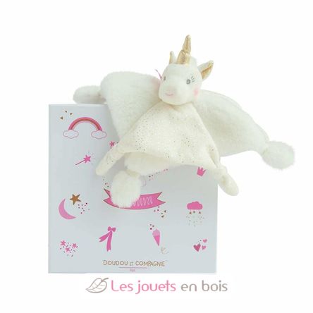 Doudou Lucie la licorne or DC3275 Doudou et Compagnie 1