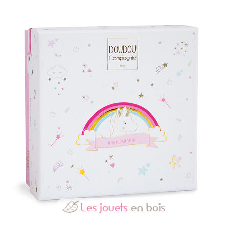 Chaussons Lucie la licorne 0-6 mois DC3311 Doudou et Compagnie 3