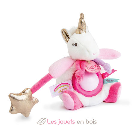 Doudou Veilleuse Lucie la licorne - Doudou et Compagnie DC3317