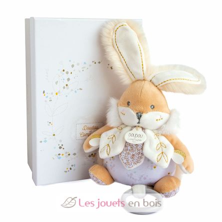 Boite à musique Lapin de sucre blanc DC3491 Doudou et Compagnie 1