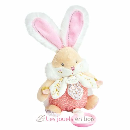 Boite à musique Lapin de sucre rose DC3492 Doudou et Compagnie 2