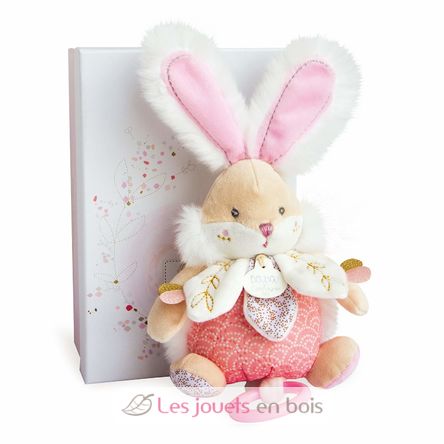 Boite à musique Lapin de sucre rose DC3492 Doudou et Compagnie 1