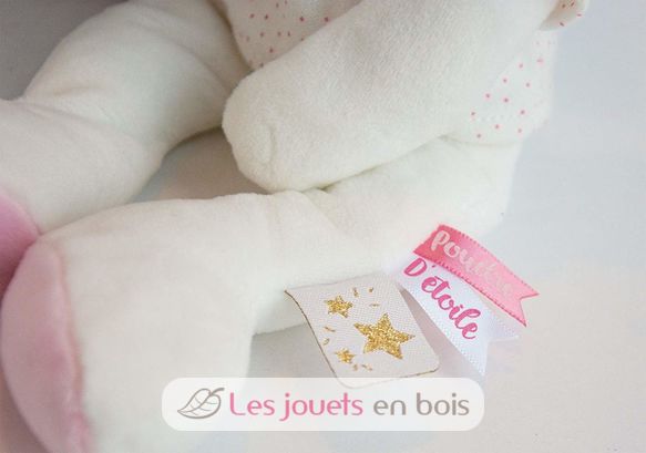 Lapin Fleurs 20 cm DC3516 Doudou et Compagnie 4