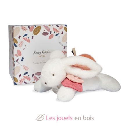 Happy Boho Lapin Pompon Terracota DC3736 Doudou et Compagnie 1