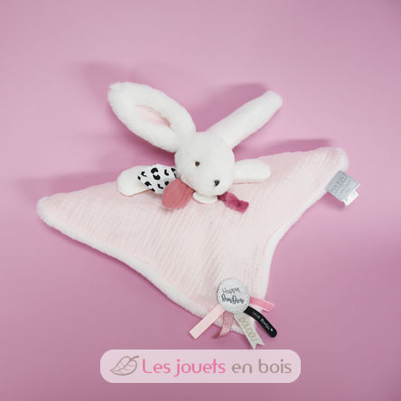 Happy Blush Doudou Pompon Rose DC3744 Doudou et Compagnie 3